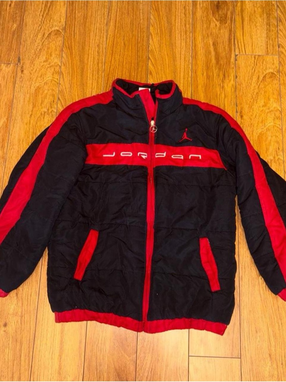Vintage fleece lined Air Jordan puffer jacket
